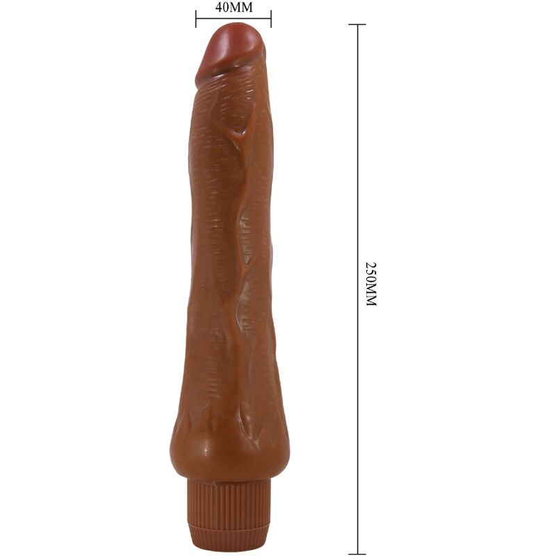 Baile - Dryade vibromasseur réaliste 25 cm mulâtre