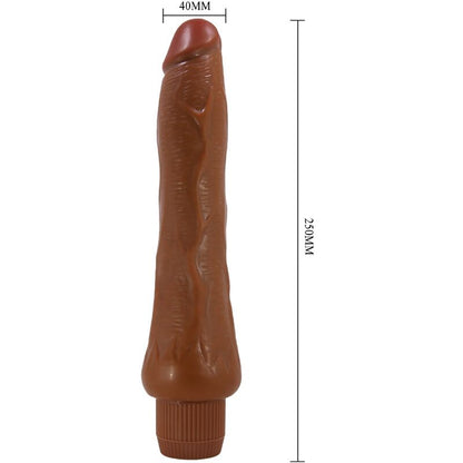 Baile - Dryade vibromasseur réaliste 25 cm mulâtre