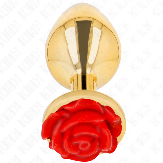 Kink - plug anale oro rosa rosso taglia l