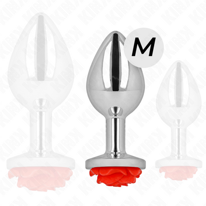 Kink - plug anale rosa rosso taglia m