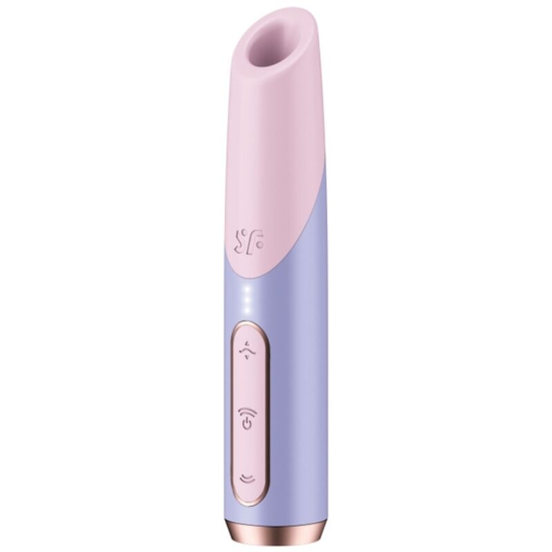 Satisfyer - stimolatore clitorideo bold kiss wave rosa / viola