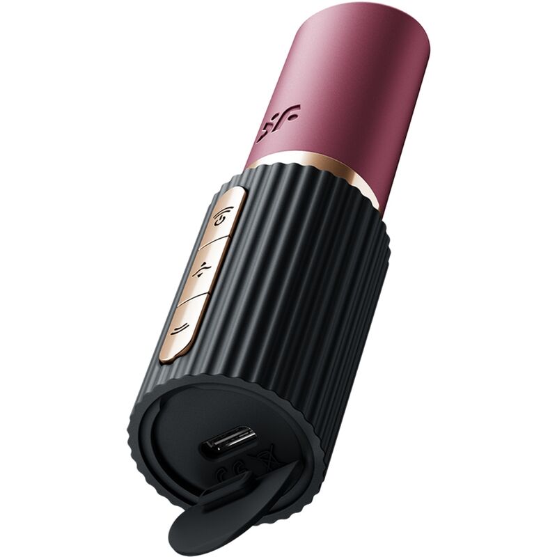 Satisfyer - pro 2 kiss wave stimolatore clitorideo granato / nero