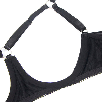 Subblime - 955205 completo reggiseno con fiocco nero regolabile l/xl