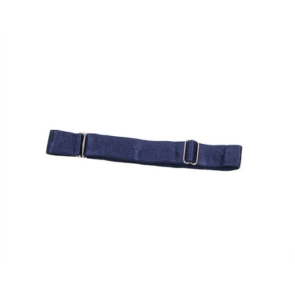 Subblime - 955427 abito con spalline in pelle blu l/xl