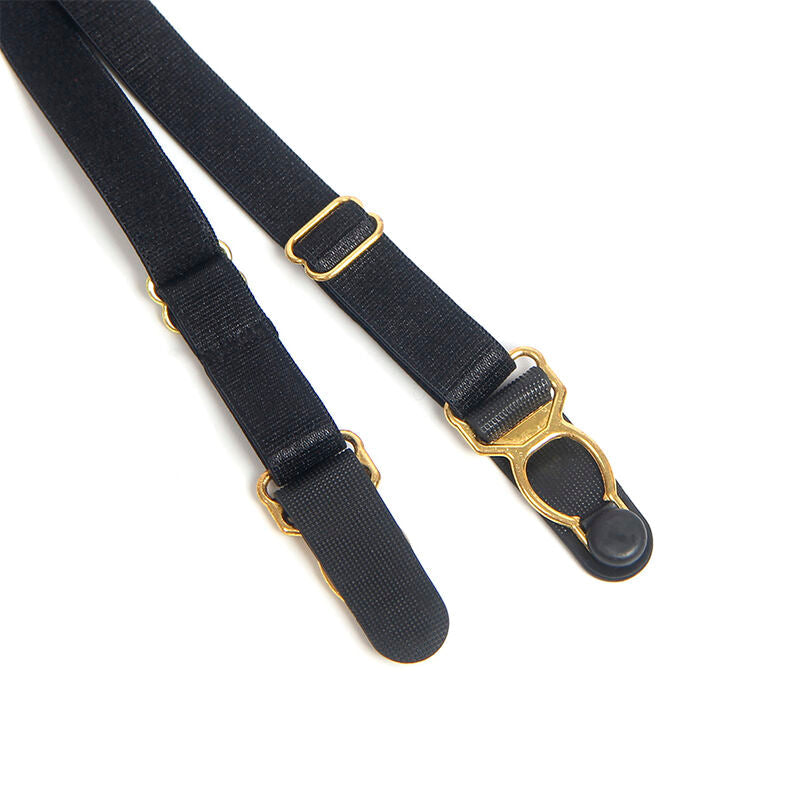 Subblime - 955458 body in pelle nera con zip s/m