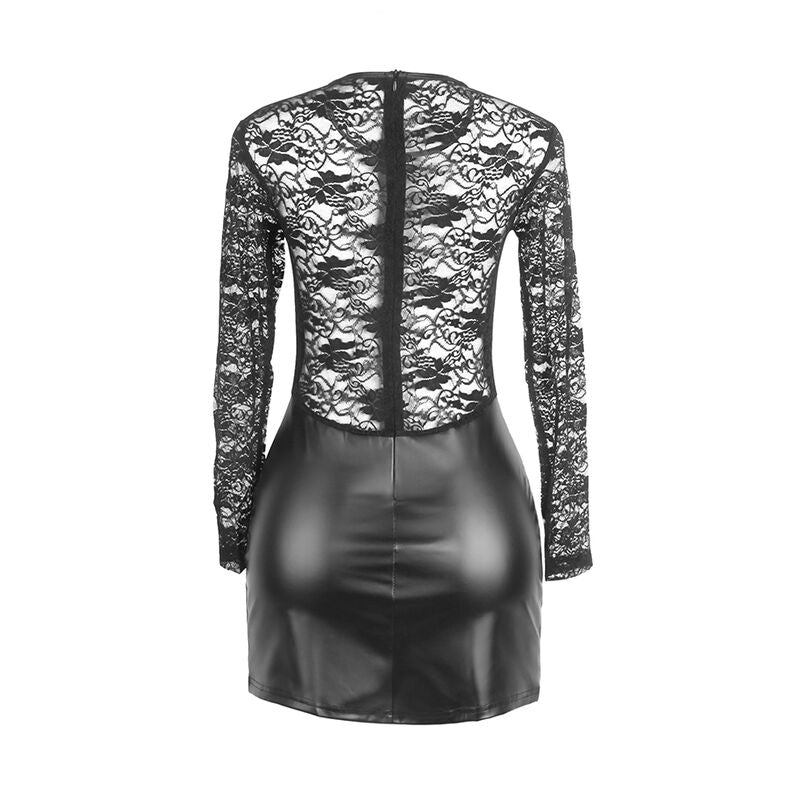 Subblime - 955601 robe manches longues dentelle noire l/xl