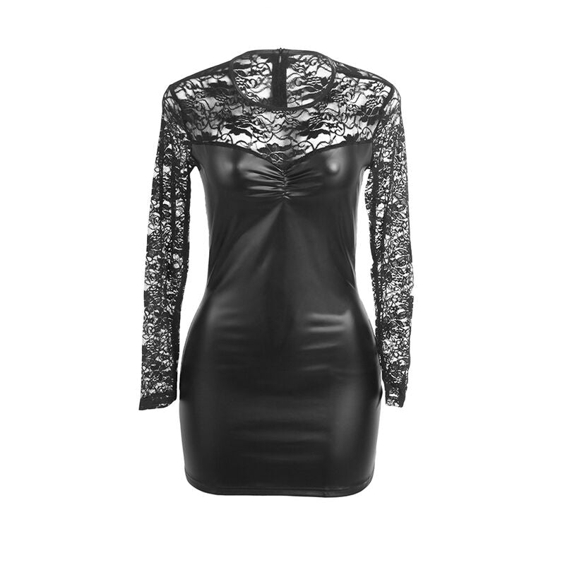 Subblime - 955601 robe manches longues dentelle noire l/xl