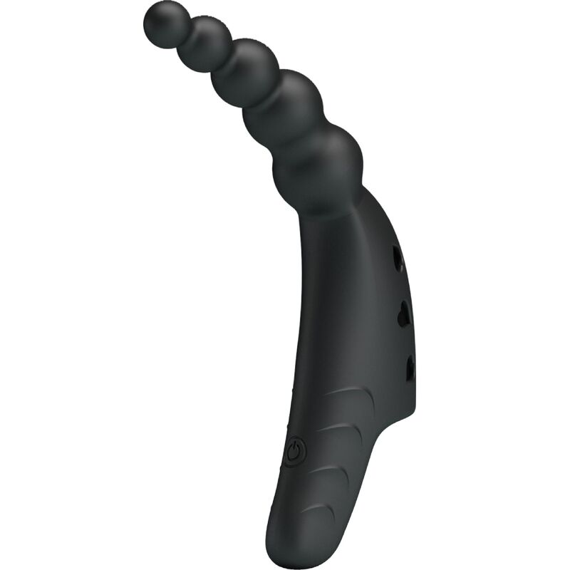 Pretty love - vibratore da dita jordin 10 vibrazioni nero