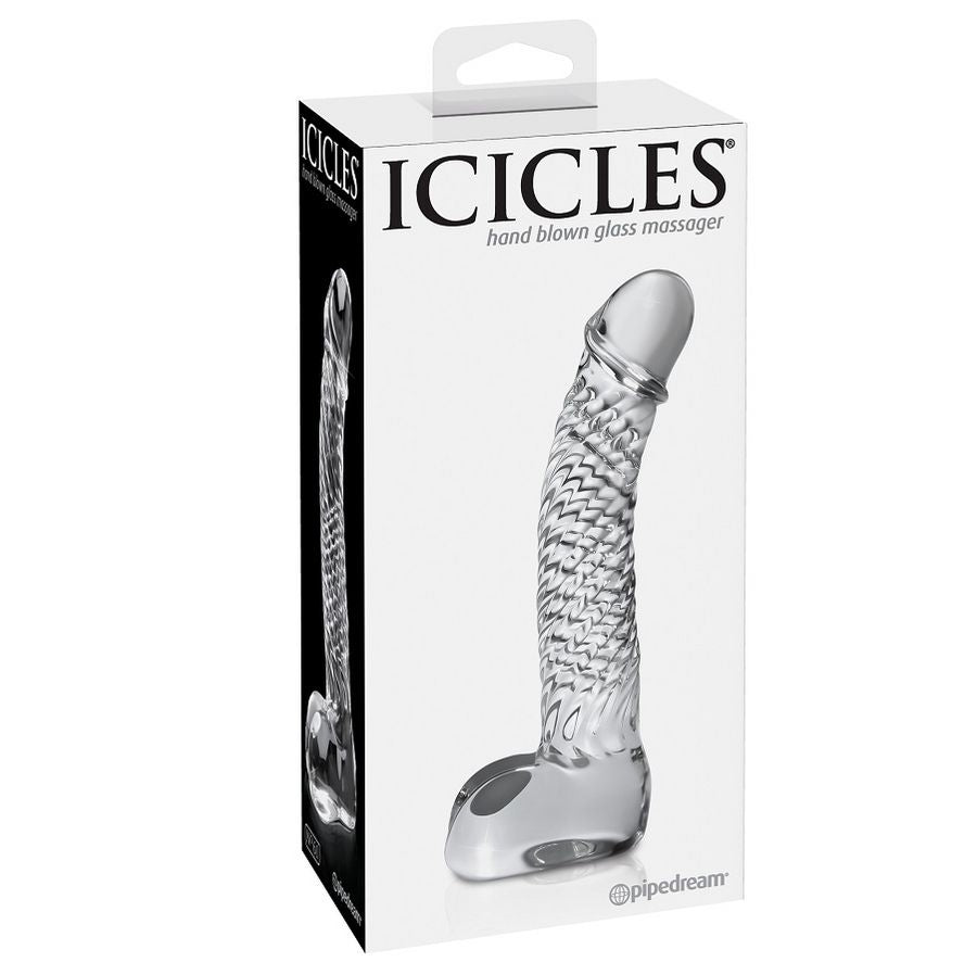 Icicles numero 61 massaggiatore in vetro soffiato a mano