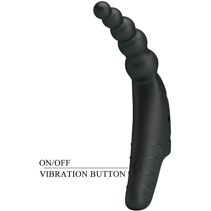 Pretty love - vibratore da dita jordin 10 vibrazioni nero