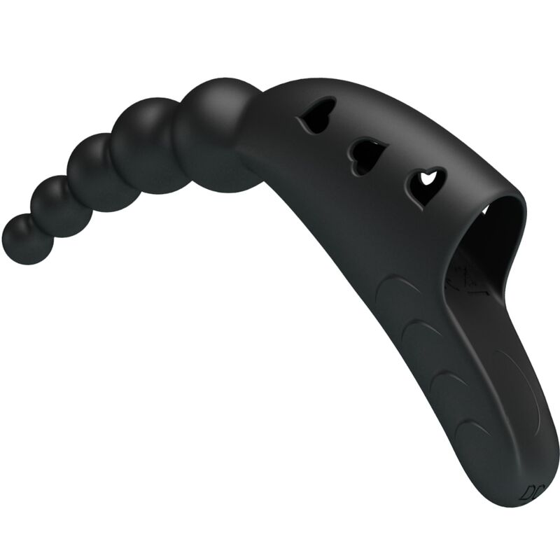 Pretty love - vibratore da dita jordin 10 vibrazioni nero