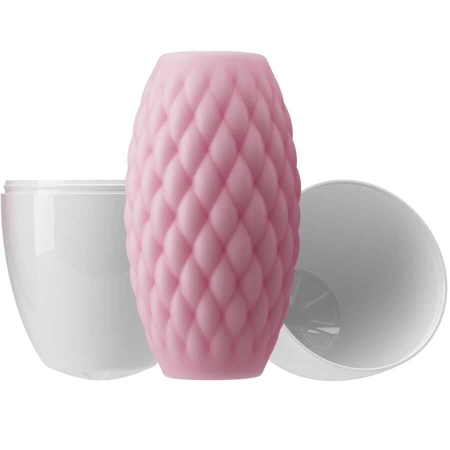 Pretty love - athena eros silicone masturbatore maschile rosa