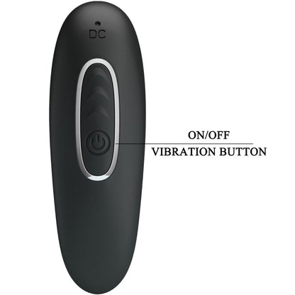 Pretty love - sidney vibratore anale 10 vibrazioni nero