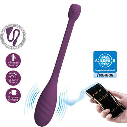 Pretty love - vibratore controllato da app leviathan viola
