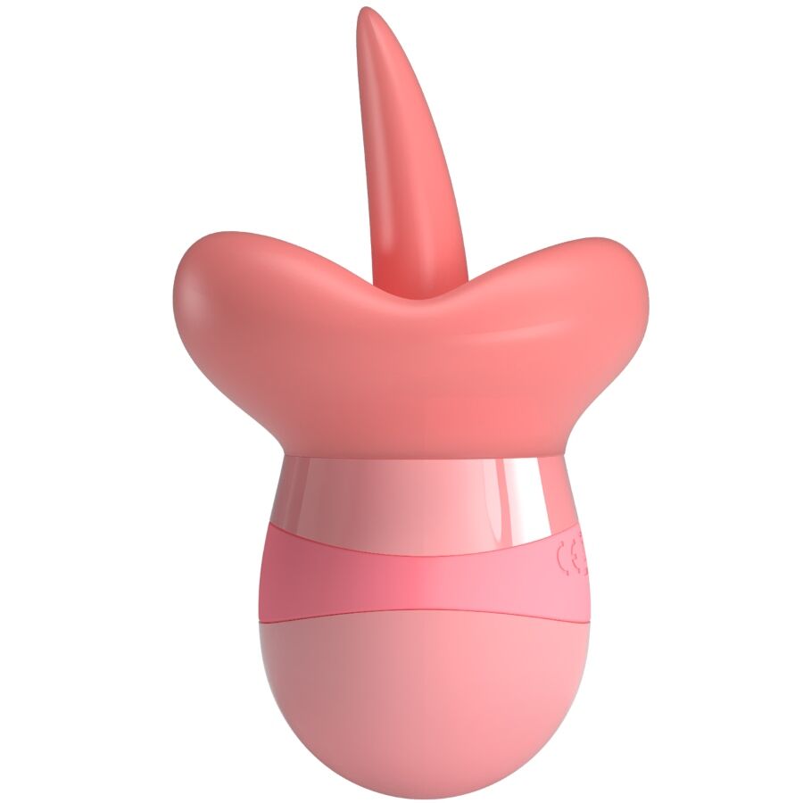 Pretty love - stimolatore per clitoride lingua kylee 10 vibrazioni rosa nudo