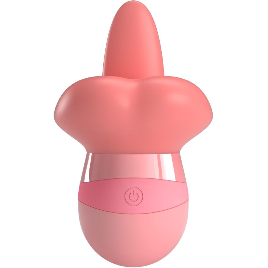 Pretty love - stimolatore per clitoride lingua kylee 10 vibrazioni rosa nudo