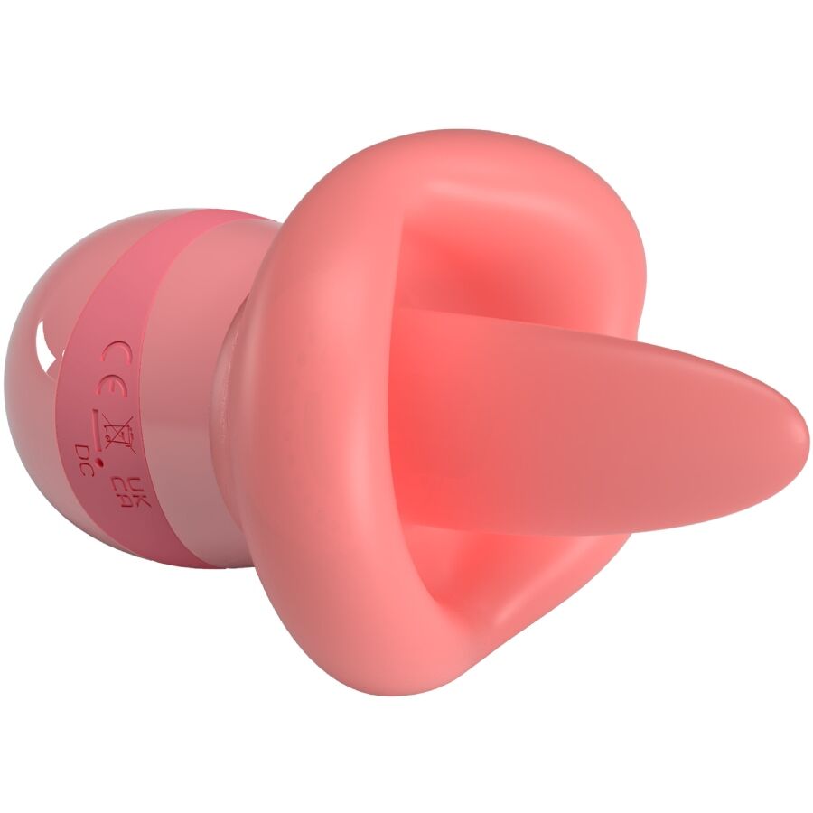 Pretty love - stimolatore per clitoride lingua kylee 10 vibrazioni rosa nudo