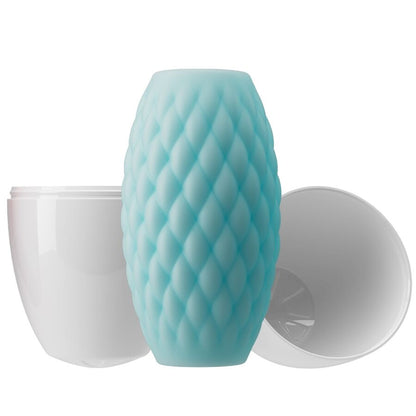 Pretty love - athena eros silicone masturbatore maschile azzurro cielo
