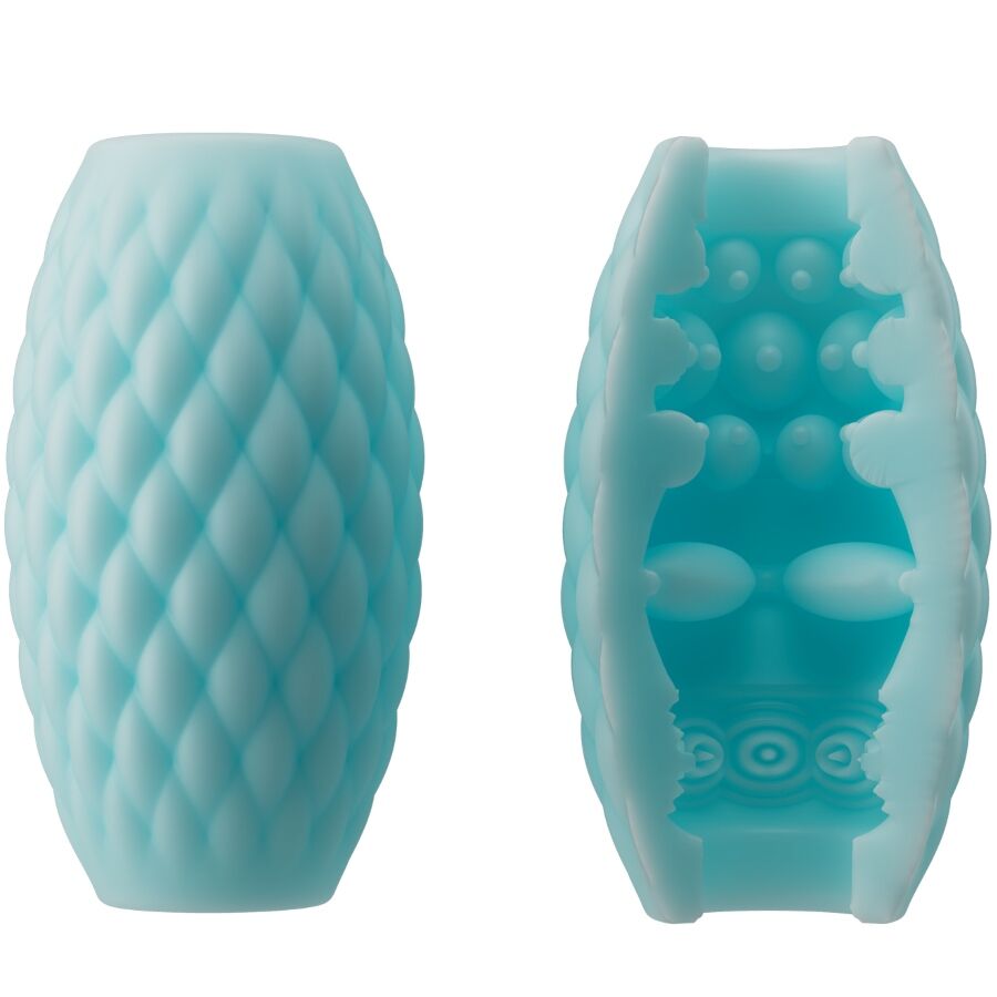 Pretty love - athena eros silicone masturbatore maschile azzurro cielo