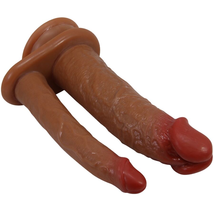 Pretty love - goran doppio dildo realistico naturale mulato