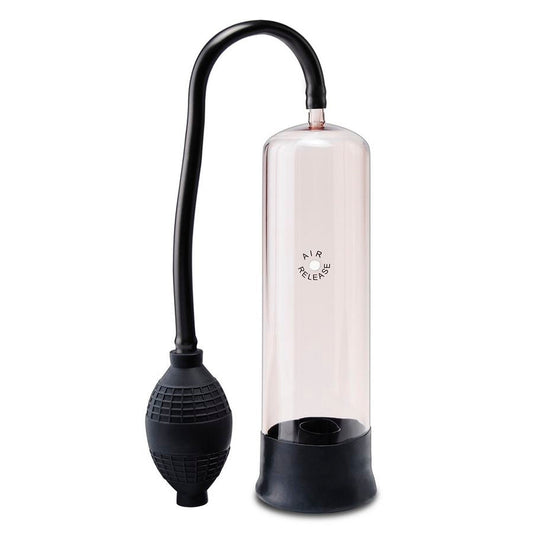 Pompa per il pene Pump worx Rookie of the year Pump Piperdream nero/trasparente