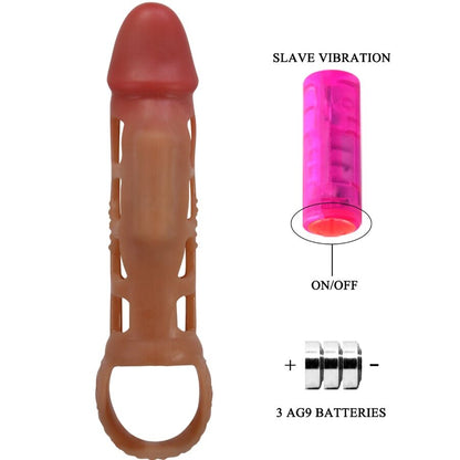 Pretty love - preston vibrante guaina per pene 18 cm