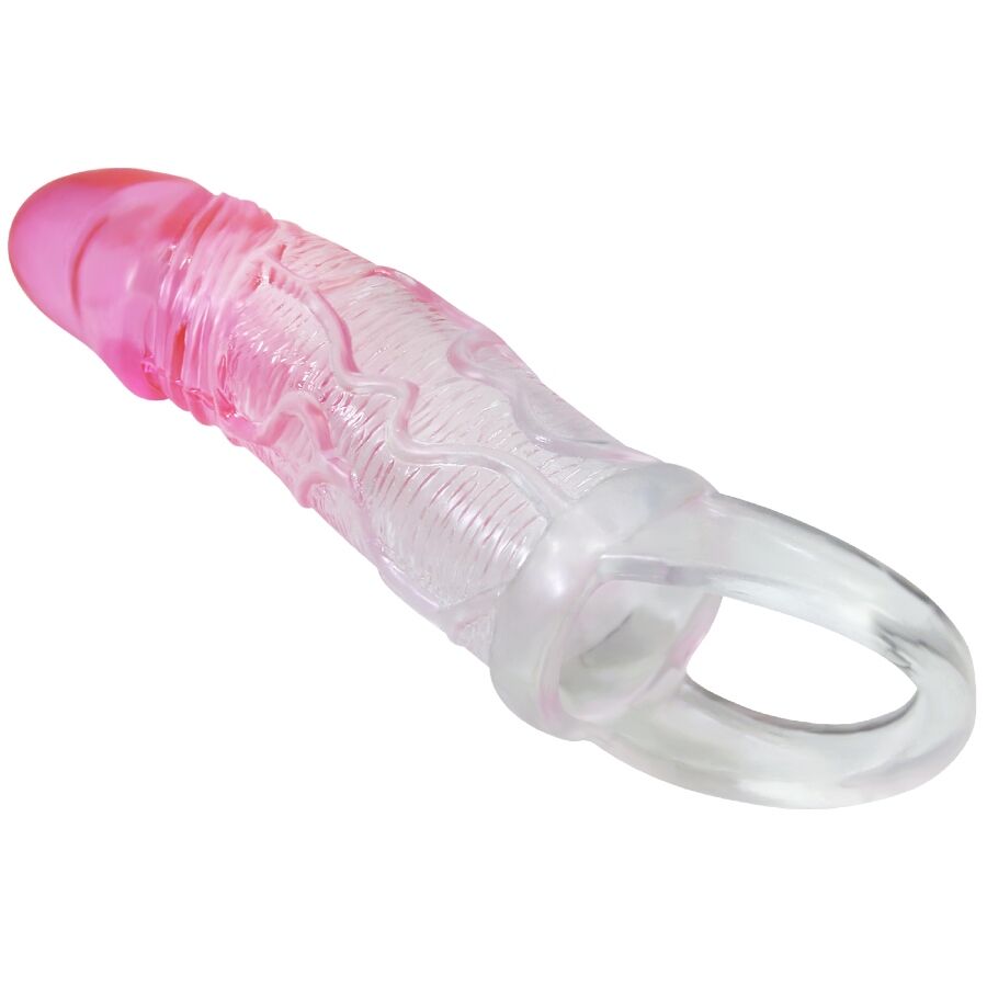 Pretty love - odes realistico 2 cm guaina di allargamento per pene rosa