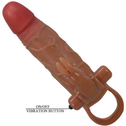 Pretty love - guaina per pene osmar + stimolatore vibrante per clitoride