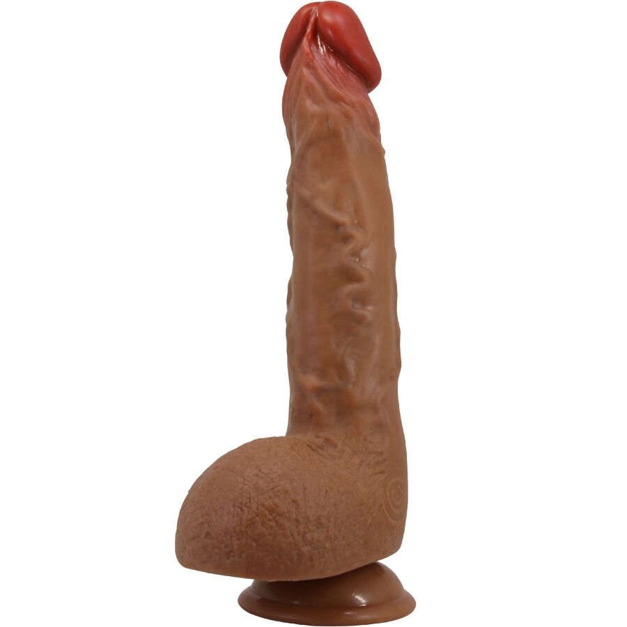 Baile Beautiful Réaliste Dildo Stimulation Haut & Bas 25 cm Chair Foncé