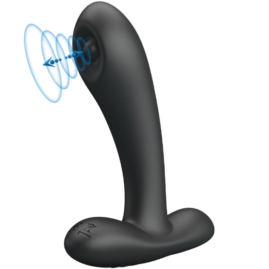 Pretty love - remington massaggiatore vibrante anale e vaginale nero