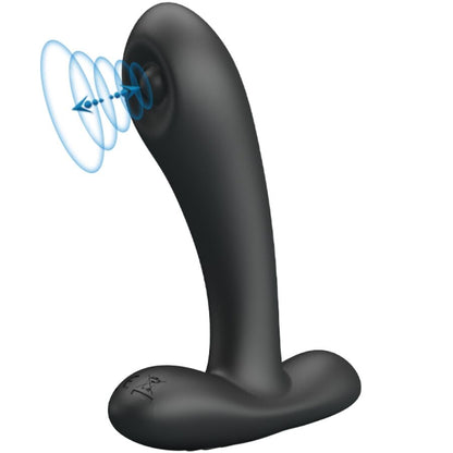 Pretty love - remington massaggiatore vibrante anale e vaginale nero