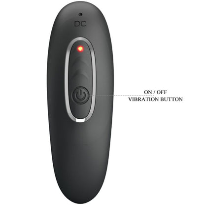 Pretty love - remington massaggiatore vibrante anale e vaginale nero