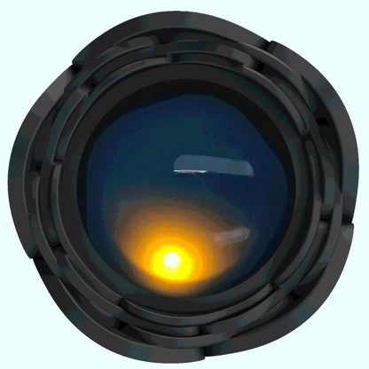 Pretty love - tarion plug anale con luce led nero 12,5 cm