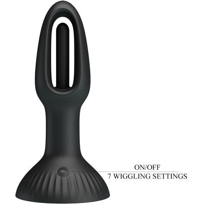 Pretty love - hubert anal plug con 7 modalità di vibrazione