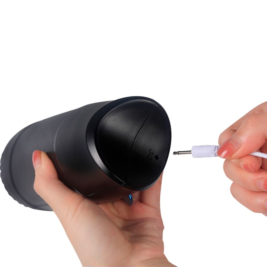 Shequ - renee masturbatore vagina squeezable con vibrazione in custodia