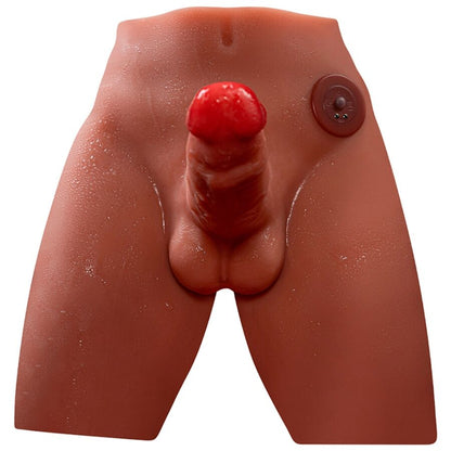 Xise - jason dildo masturbatore realistico con spinta e vibrazione 17 cm