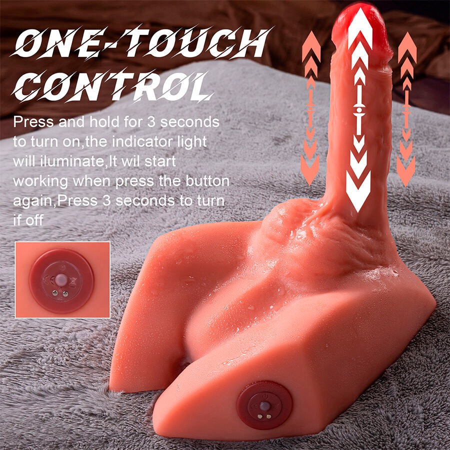 Xise - michael dildo realistico e masturbatore anale con spinta 15 cm