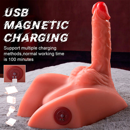 Xise - michael dildo realistico e masturbatore anale con spinta 15 cm