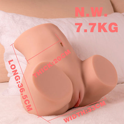 Xise - danae thrusting realistico masturbatore vagina con vibrazione multi-posizione
