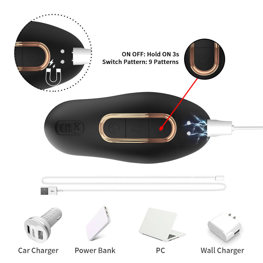 Armony - vibratore anale prostatico telecomando nero