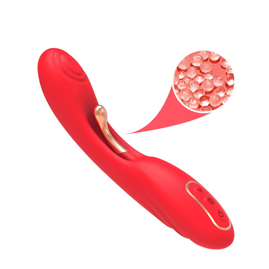 Armony - vibratore con lingua oscillante rosso