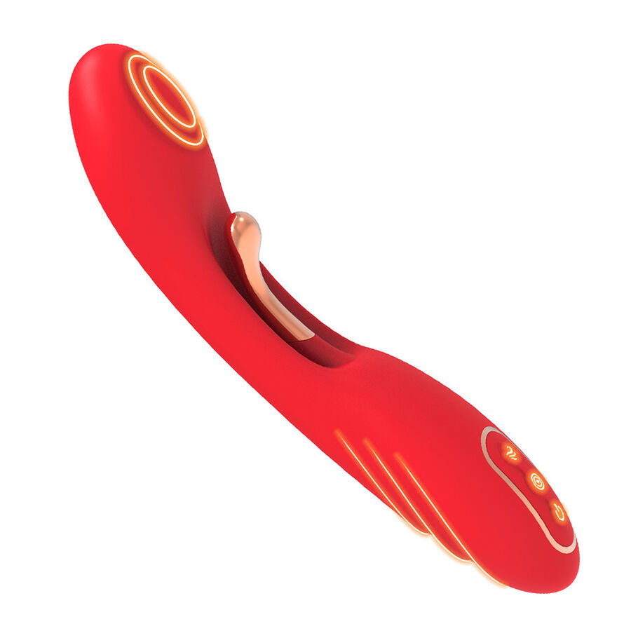 Armony - vibratore con lingua oscillante rosso