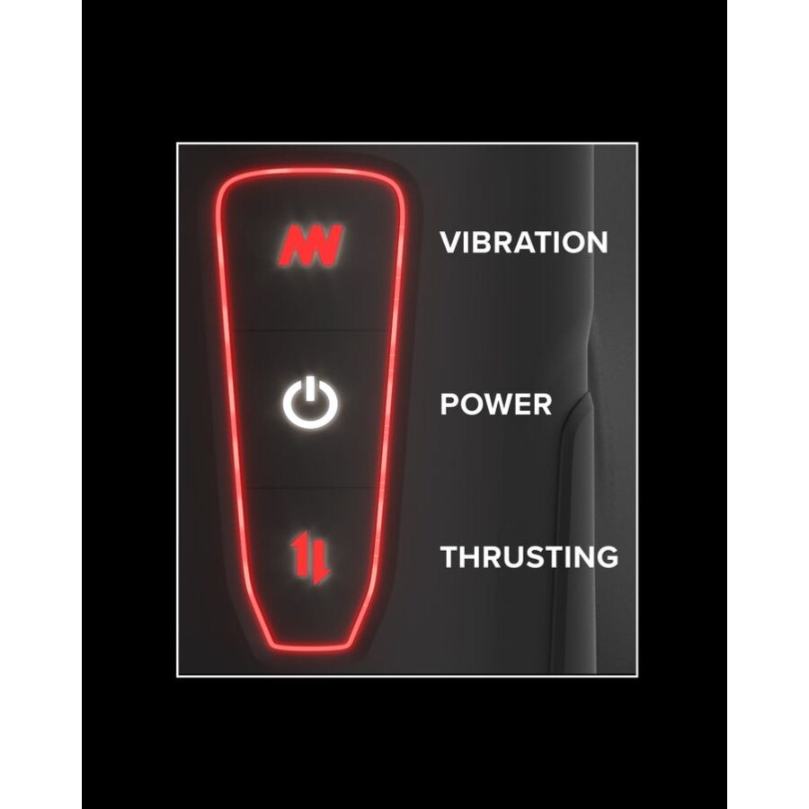 Pdx elite - masturbatore automatico milk me hotter con vibrazione a spinta e effetto calore