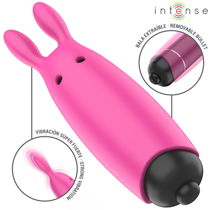 Intense - vibrateur rose vibrant 8,3 x 2,4 cm