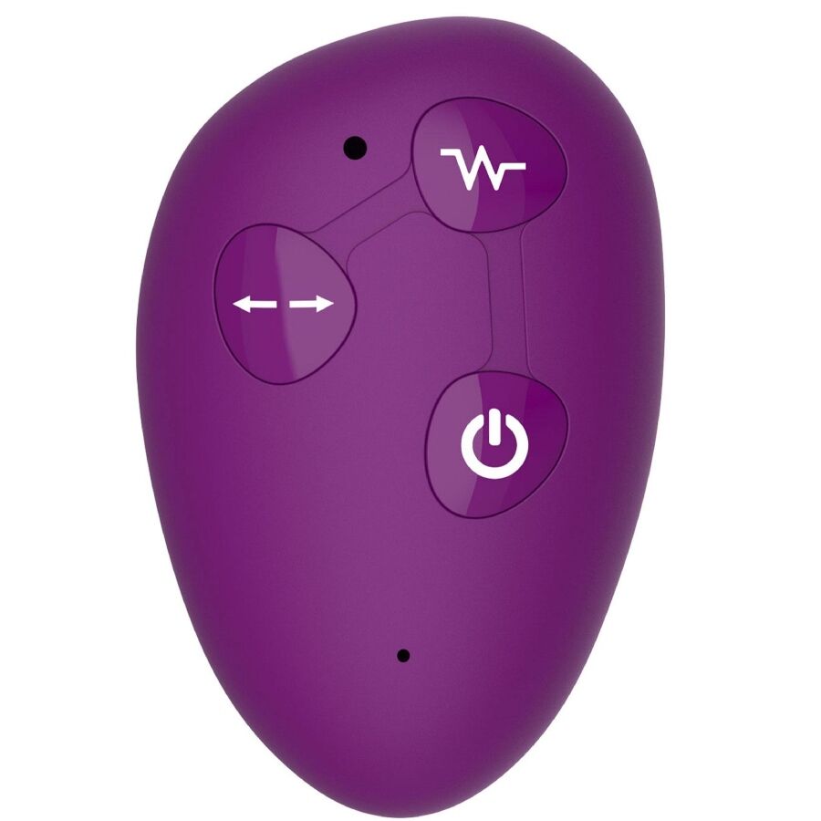 Xocoon - vibromasseur 2 en 1 strap-on sans lanière avec télécommande violet