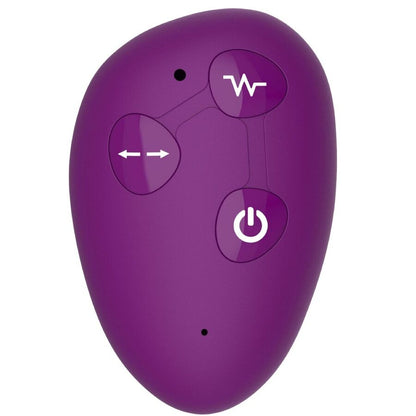 Xocoon - vibromasseur 2 en 1 strap-on sans lanière avec télécommande violet