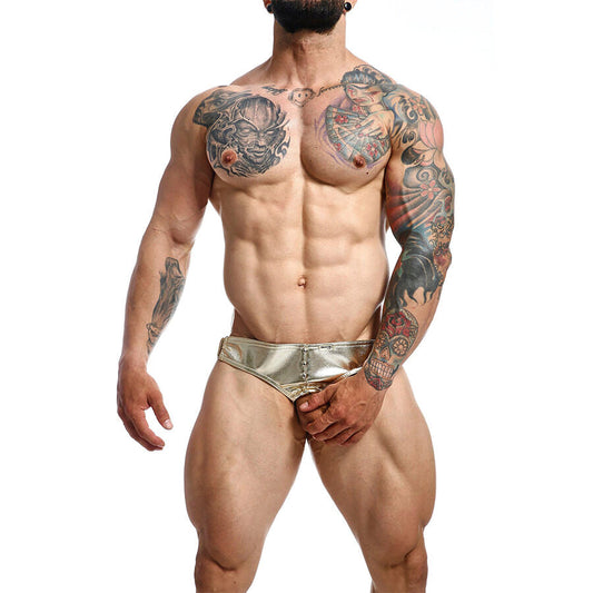 Mob - dngeon jockstrap anello per il pene dorato taglia unica