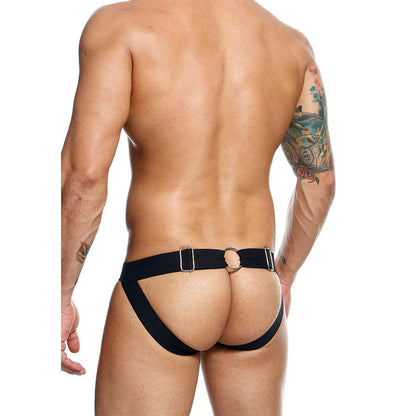 Mob - dngeon jockstrap nero con catena taglia unica