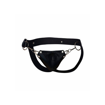 Mob - dngeon jockstrap nero a pressione taglia unica