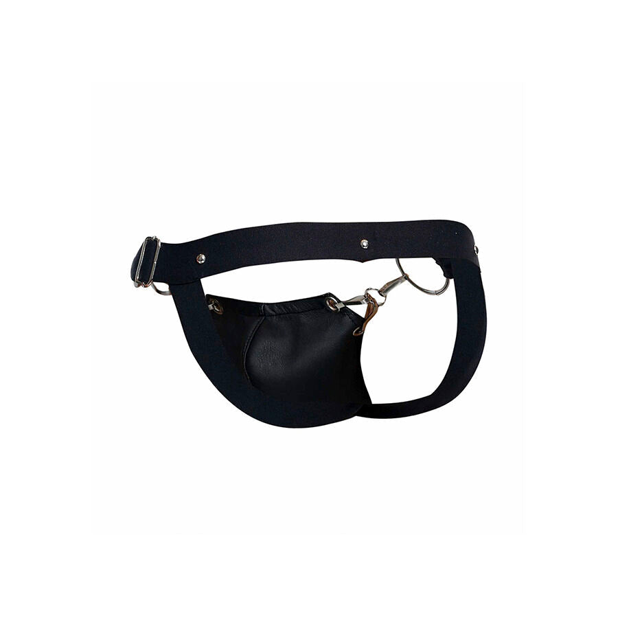 Mob - dngeon jockstrap nero a pressione taglia unica